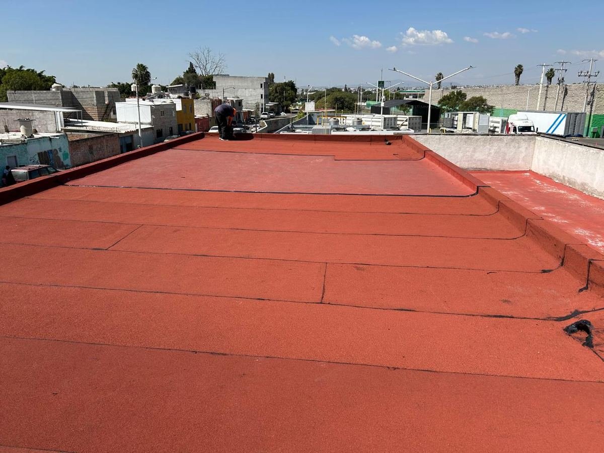 Techo impermeabilizado terminado