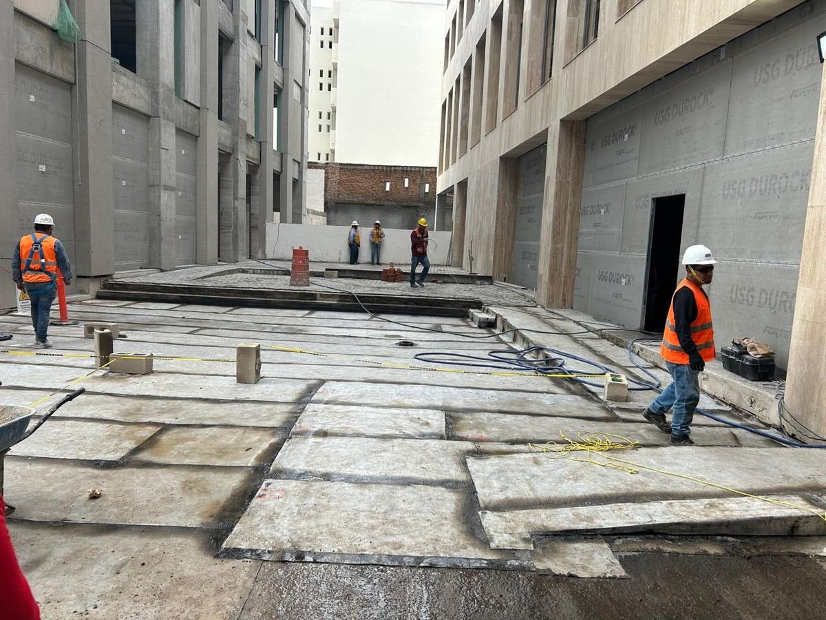 Impermeabilización en desarrollo de gran escala
