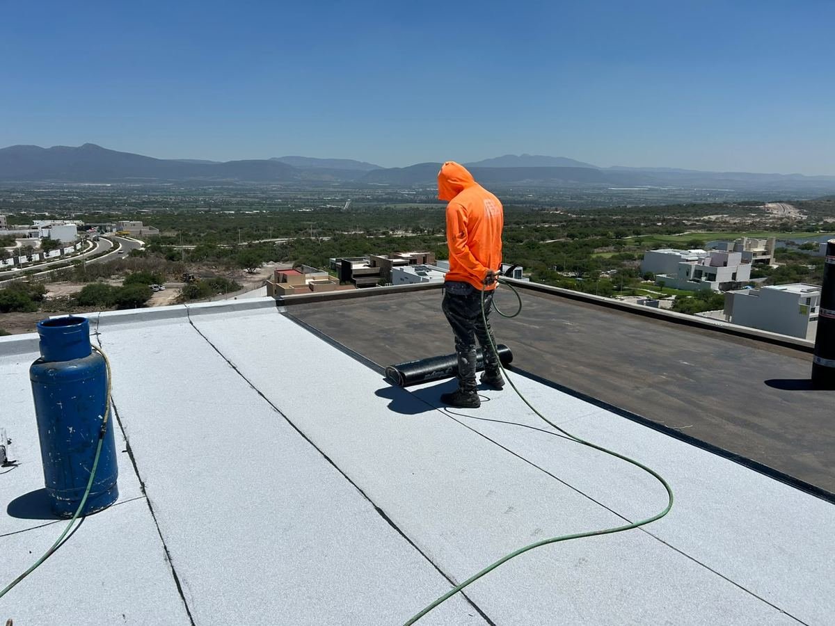Instalación de membrana prefabricada